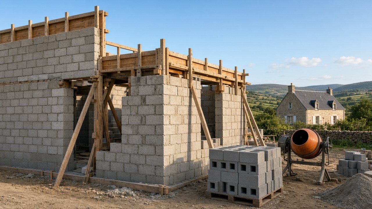 Chantier de maçonnerie Maçonnerie Soissons